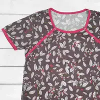 Женская рубашка в роддом с кнопками для кормления Leaf