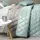 Покрывало Стиль Cube 180*210 м"ята/св.сірий