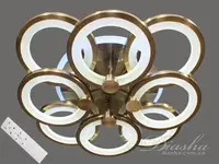 Потолочная LED-люстра с диммером и подсветкой, 135W MX2280/4+4S LED 3color dimmerдне