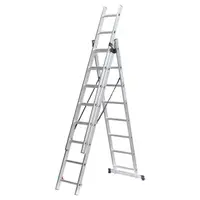 Лестница раскладывающаяся универсальная 3×8 ступеней 5.09м SIGMA (5032324)