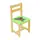 Детский Стул Слон, дерево, высота 54 см. Light green (66976)