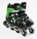 Роликовые коньки 078-L Best Roller колеса PVC светящиеся. Green (размер  39-43) (173844)