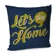 Подушка диванная с бархата Let`s stay home 45x45 см (45BP_21NG021)