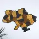 Карта України настінна середня 3D об'ємна з синьою підсвіткою (220В) в коробці 92.5*64.6 см Гранд Презент 12СС