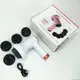 Массажер антицеллюлитный для тела рук и ног 4 насадки 6 скоростей Deep Rolling Massager. Цвет: белый