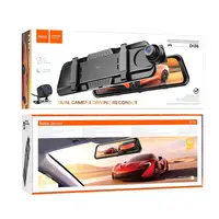 Відеореєстратор HOCO 9.66-inch rearview mirror driving recorder (dual-channel) DI36 |1080p, 24h Monitoring|