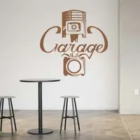 Трафарет для покраски для автомастерской с надписью Garage, одноразовый из самоклеящейся пленки 175 х 179 см