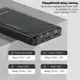 Внешний портативный акумулятор (УМБ) Power Bank Awei P5K 10000mAh Black (8141)