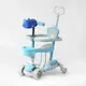 Самокат Best Scooter 5 в 1, PU колеса, подсветка колес, с бортиком. Blue (166618)