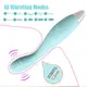 (ПОВРЕЖДЕННАЯ КОРОБКА) Вагинальный вибратор для точки G "Flamingo", голубой 10 режимов вибрации