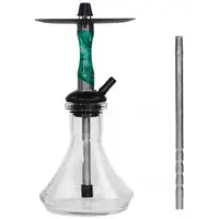 Компактний кальян на 1 персону Міні кальян на 1 трубку розбірний Sky Hookah SDM Green