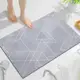 Коврик для ванной комнаты и душа из диатомита Bathlux 50х80 см с прорезиненной основой впитывающий, Серый