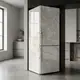 Самофиксирующаяся наклейка на холодильник магнитная, мрамор 200 х 60 см, Лицевая+Левая(А)