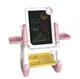Мольберт детский Drawing Board Glow двусторонний, мел, маркеры, магниты. Pink (143269)