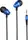 Наушники AWEI Q6 Blue