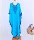 Туника пляжная от XL до 6XL Белая и голубая