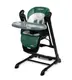 Кресло-качалка + стульчик для кормления ребенка 2в1 Caretero INDIGO Black Green / Детское кресло качели