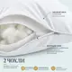 Набор подушек 2 шт Premium Soft 50x70 см искусственный пух, подушка с молнией, премиум, для гостиниц и дома