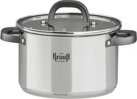 Кастрюля с крышкой Krauff 26-303-011 24 см 6 л серебристая