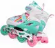 Роликовые коньки Best Roller 91-203 М колеса PU светятся. Multicolor (размер 34-38) (186970)