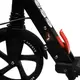 Двухколесный самокат Scale Sports, складной руль, ручной тормоз. Black. (SS-04 черный)
