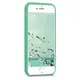 Чехол для iPhone SE 2022 / SE 2020 / 8 / 7 - Cиликоновый с микрофиброй, Mint (1)