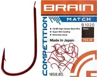 Крючок Brain Match B1020 #16 (20 шт/уп) ц:red (1858-80-24)