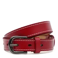 Женский кожаный ремень Borsa Leather CV1ZK-007r-red