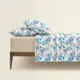 Двуспальная постель с простыней на резинке FLORAL CS2