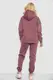 Спортивный костюм женский на флисе, цвет сливовый, 247R10765