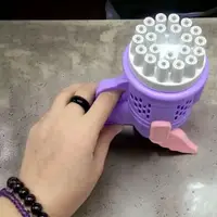 Пістолет з мильними бульбашками "Angel Bubble Blaster" (бузковий)