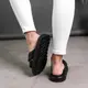 Шлепанцы женские Fashion Oliver 3668 40 размер 25,5 см Черный