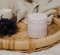 Аромасвічка ROMANTIC TEA SPA LAVENDER 100% WOOD WAX 200g 42h Гранд Презент NAC 1082