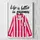 Постер в рамці Life is better in pajamas 15×21 см, A5