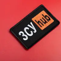 Шеврон на липучке ЗСУ Hub 5х9,5 см вышитый патч нашивка