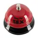 Звонок настольный "RING FOR SEX" бордовый
