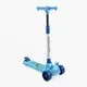 Самокат трехколесный Skyper DN-4172 колеса PU со светом и музыкой. Blue and White (189255)