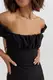 Короткое платье со шнуровкой на спине – черный цвет, L (есть размеры)