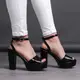 Женские босоножки Fashion Toby 3055 40 размер 25 см Черный