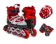Комплект Роликов Happy. Red (размер 34-37)