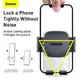 Держатель BASEUS Easy Control Clamp Car Mount Holder (A Set) |4.7-6.7"| (SUYK000001)