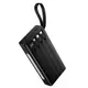 УМБ HOCO Shine PD+light 4-cable power bank J155 20000mAh |2USB/1Type-C, 22.5W/3A, PD/QC|