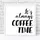 Постер в рамке It`s always coffee time 30x30 см (WKMT_COF006_WH)