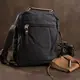 Сумка вертикальная текстильная Vintage 20079 Черная