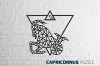 Пазл интерьерный деревянный на стену ZODIAC SIGNS: CAPRICORNUS 74,3x72x0,7см 339эл Знаки зодиака: Козерог