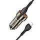 Адаптер автомобильный HOCO Type-C to Lightning Cable Blue whale car charger set Z46A |1USB/Type-C, PD/QC, 30W/3A|