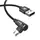 Кабель USB Baseus MVP Elbow MicroUSB 1м, Black (CAMMVP-A01)