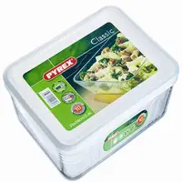 Форма PYREX /250X200 мм/ 2.6 л прямоугольная с крышккой