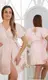 Халат женский Arya Raisa A107227-Powder L/XL пудровый