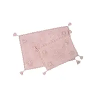 Набор ковриков Irya - Calla rose розовый 60*90+40*60